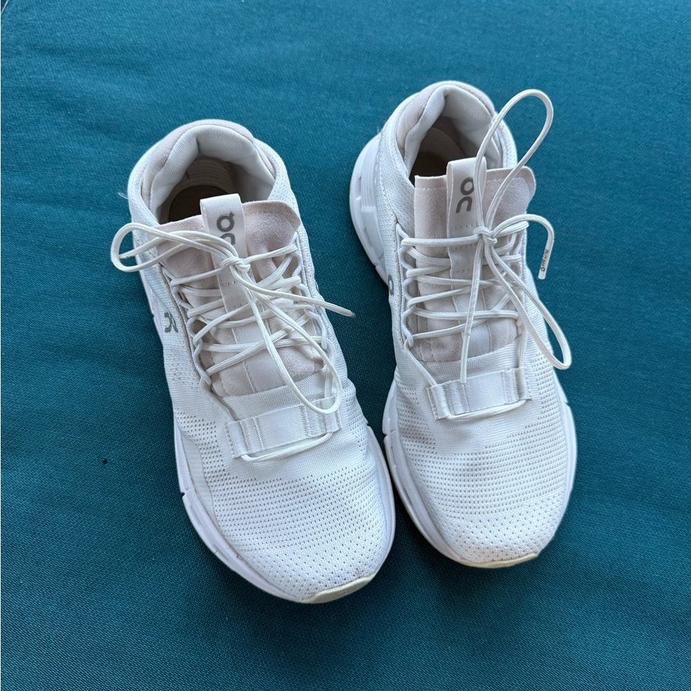 On Running Cloudnova White Sneakers - Picture 2 of 8